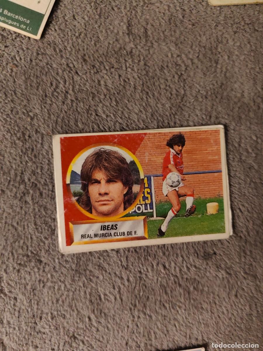 Cromos de f&uacute;tbol: EDICIONES ESTE 88 89 8 IBEAS REAL MURCIA 1988 1989 LIGA NUNCA PEGADO AAR