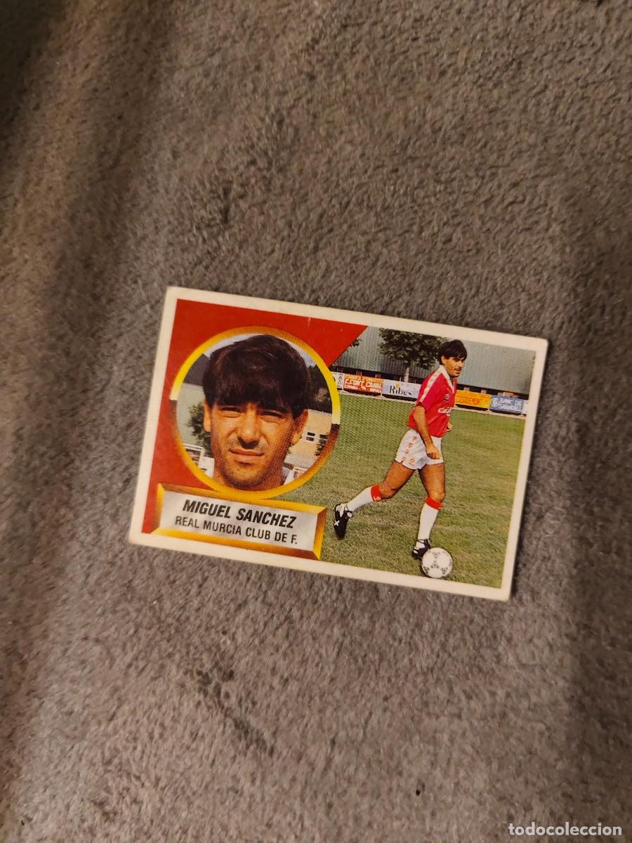 Cromos de f&uacute;tbol: EDICIONES ESTE 88 89 10 MIGUEL S&Aacute;NCHEZ REAL MURCIA 1988 1989 LIGA NUNCA PEGADO AAR