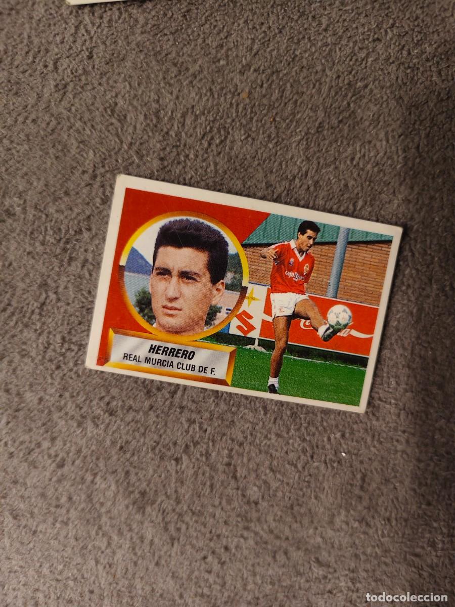 Cromos de f&uacute;tbol: EDICIONES ESTE 88 89 11 HERRERO REAL MURCIA 1988 1989 LIGA NUNCA PEGADO AAR