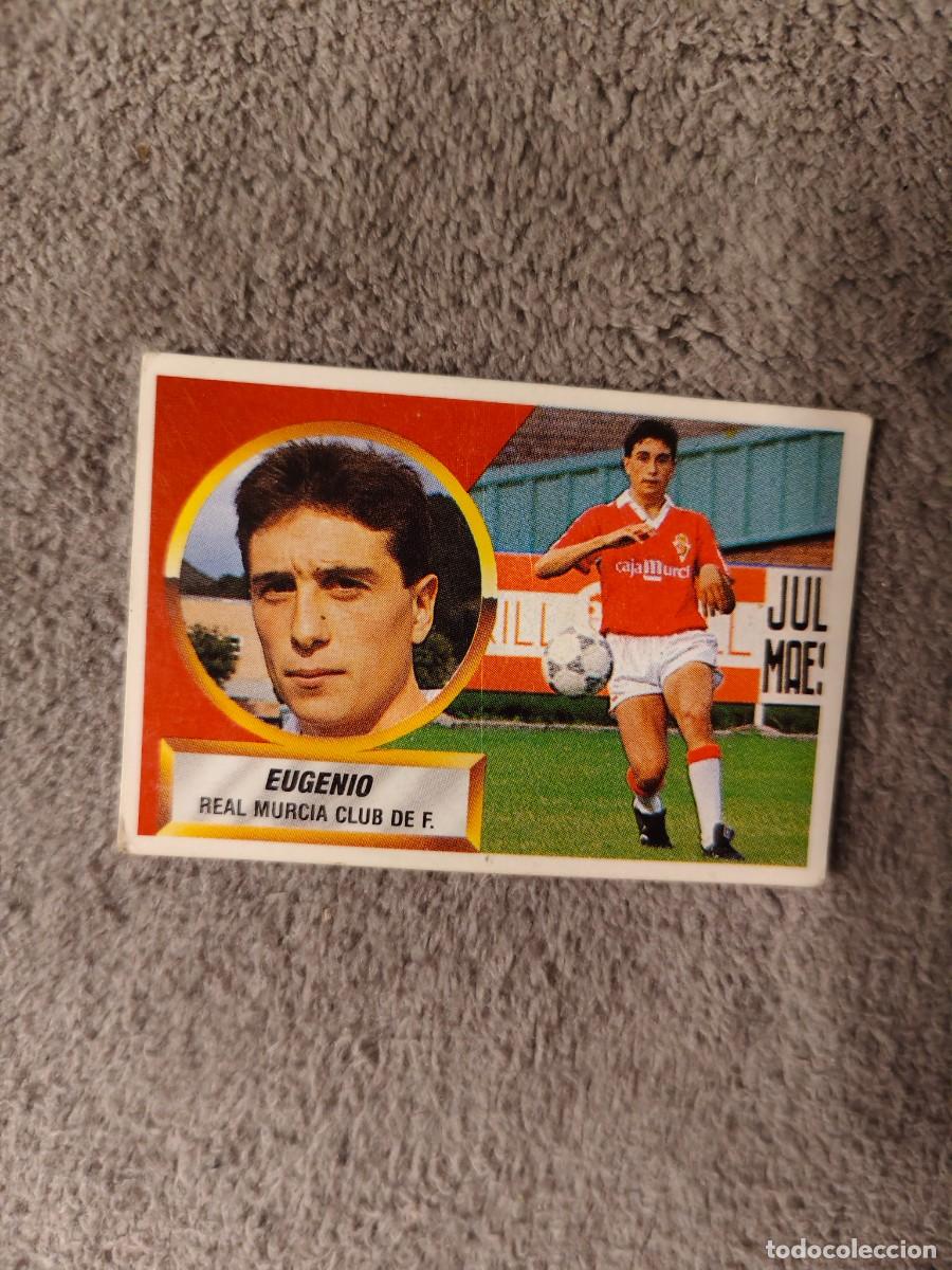 Cromos de f&uacute;tbol: EDICIONES ESTE 88 89 15 EUGENIO REAL MURCIA 1988 1989 LIGA NUNCA PEGADO AAR