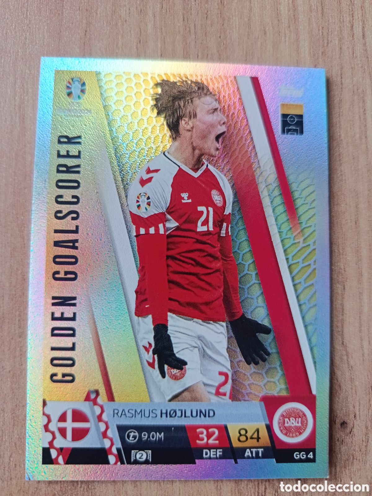 Cromos de f&uacute;tbol: GG 4 Hojlund TOPPS MATCH ATTAX UEFA EURO 2024 24 GERMANY EUROCOPA ALEMANIA
