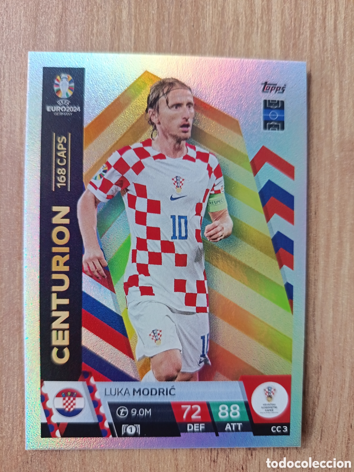 Cromos de f&uacute;tbol: CC 3 MODRIC TOPPS MATCH ATTAX UEFA EURO 2024 24 GERMANY EUROCOPA ALEMANIA