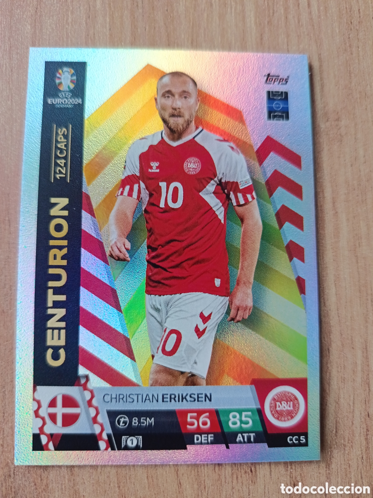 Cromos de f&uacute;tbol: CC 5 Eriksen TOPPS MATCH ATTAX UEFA EURO 2024 24 GERMANY EUROCOPA ALEMANIA