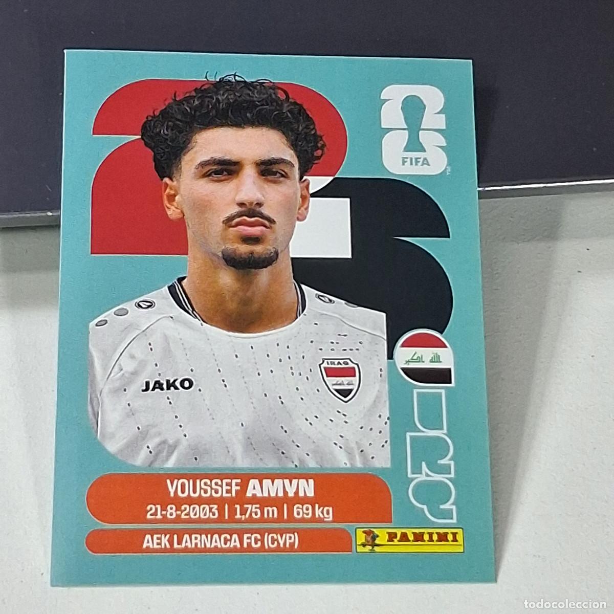 Cartes &agrave; collectionner de Football: B46 IRQ 14 IRQ14 YOUSSEF AMYN IRAQ MUNDIAL FIFA WORLD CUP 2026 STICKER PANINI