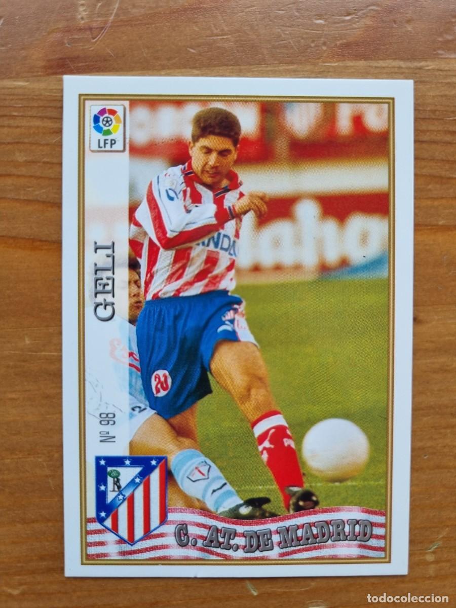 Cartes &agrave; collectionner de Football: 98 GELI (Atl&eacute;tico de Madrid). Las Fichas de la Liga 1997 1998 97 98 (Mundicromo)