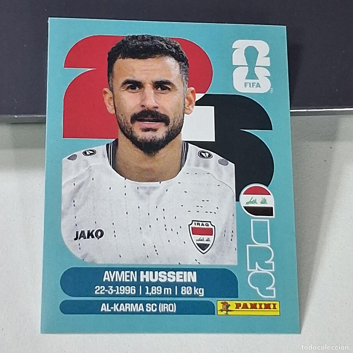 Cartes &agrave; collectionner de Football: B46 IRQ 19 IRQ19 AYMEN HUSSEIN IRAQ IRQ MUNDIAL FIFA WORLD CUP 2026 STICKER PANINI