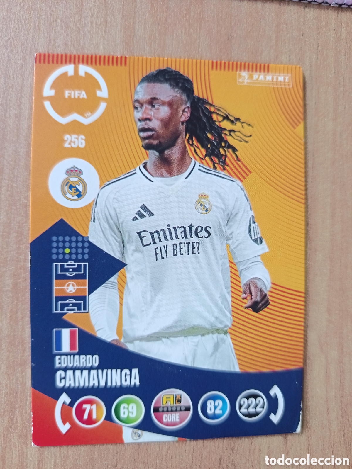 Cromos de f&uacute;tbol: 256 Camavinga MUNDIAL DE CLUBES ADRENALYN 2025