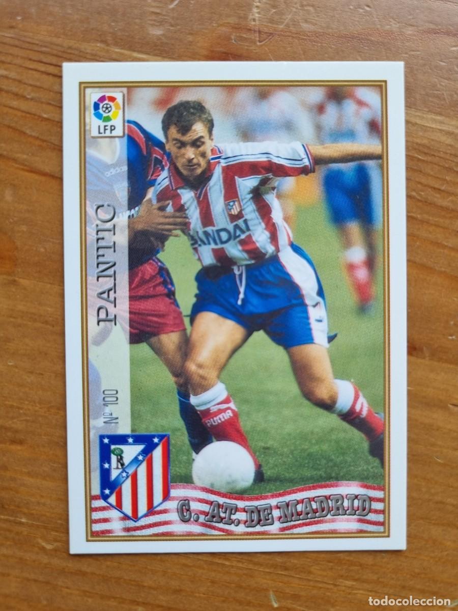 Cromos de f&uacute;tbol: 100 PANTIC (Atl&eacute;tico de Madrid). Las Fichas de la Liga 1997 1998 97 98 (Mundicromo)