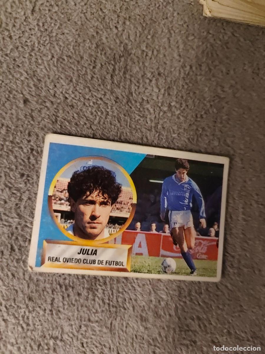 Cromos de f&uacute;tbol: EDICIONES ESTE 88 89 12 JULI&Aacute; REAL OVIEDO 1988 1989 LIGA NUNCA PEGADO AAR