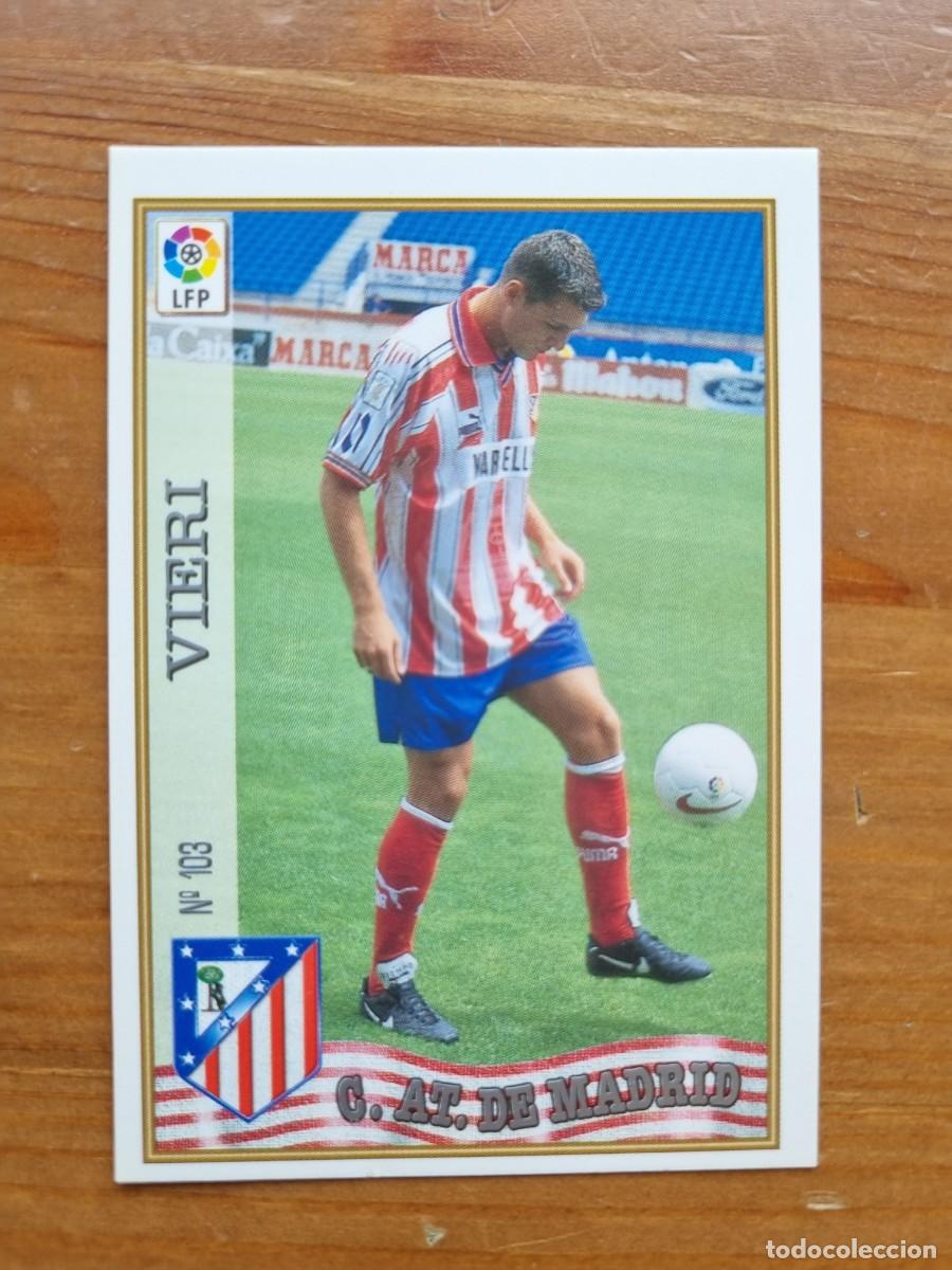 Cartes &agrave; collectionner de Football: 103 VIERI (Atl&eacute;tico de Madrid). Las Fichas de la Liga 1997 1998 97 98 (Mundicromo)