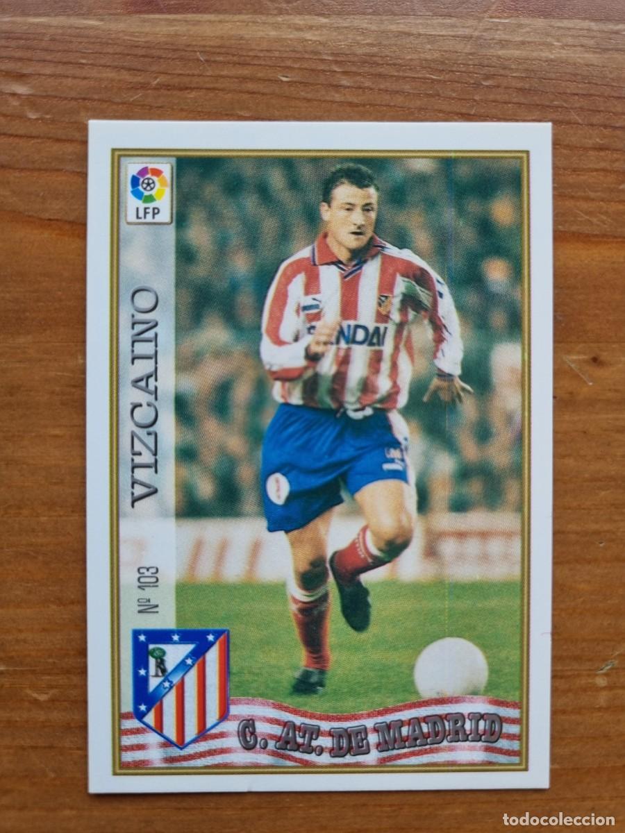 Cartes &agrave; collectionner de Football: 103 VIZCAINO (Atl&eacute;tico de Madrid). Las Fichas de la Liga 1997 1998 97 98 (Mundicromo)