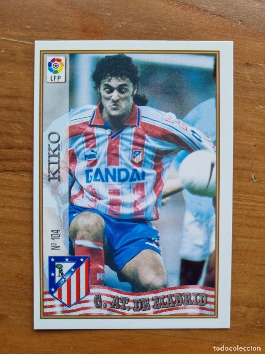 Cartes &agrave; collectionner de Football: 104 KIKO (Atl&eacute;tico de Madrid). Las Fichas de la Liga 1997 1998 97 98 (Mundicromo)