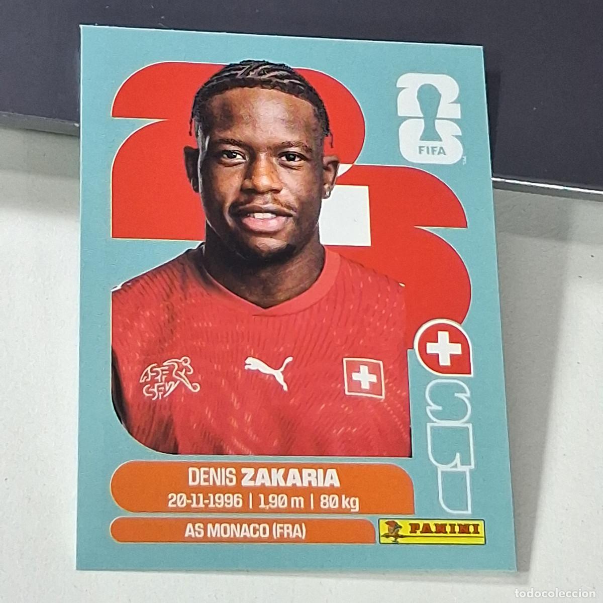 Cartes &agrave; collectionner de Football: B46 SUI 10 SUI10 DENIS ZAKARIA SUIZA SWITZERLAND SUI MUNDIAL FIFA WORLD CUP 2026 STICKER PANINI