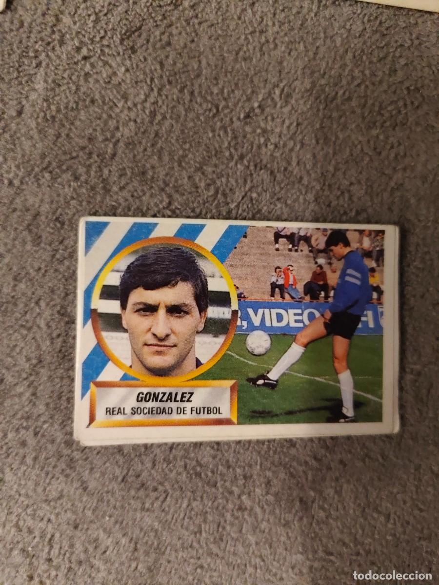 Cartes &agrave; collectionner de Football: EDICIONES ESTE 88 89 2 GONZ&Aacute;LEZ REAL SOCIEDAD 1988 1989 LIGA NUNCA PEGADO AAR
