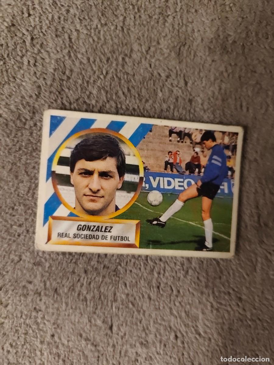 Cromos de f&uacute;tbol: EDICIONES ESTE 88 89 2 GONZ&Aacute;LEZ REAL SOCIEDAD 1988 1989 LIGA NUNCA PEGADO AAR