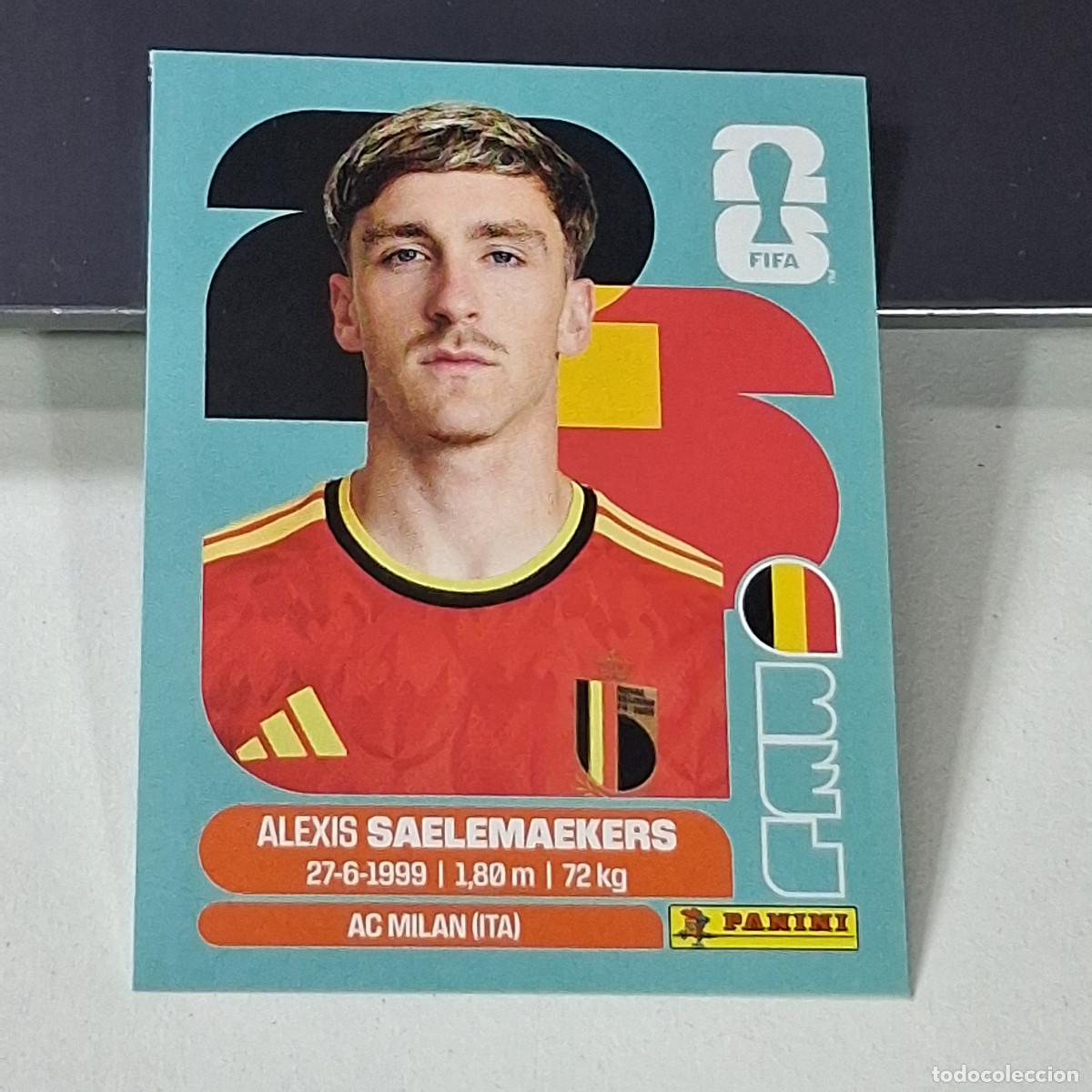 Cromos de f&uacute;tbol: B46 BEL12 BEL 12 ALEXIS SAELEMAEKERS BELGIUM BELGICA MUNDIAL FIFA WORLD CUP 2026 STICKER PANINI