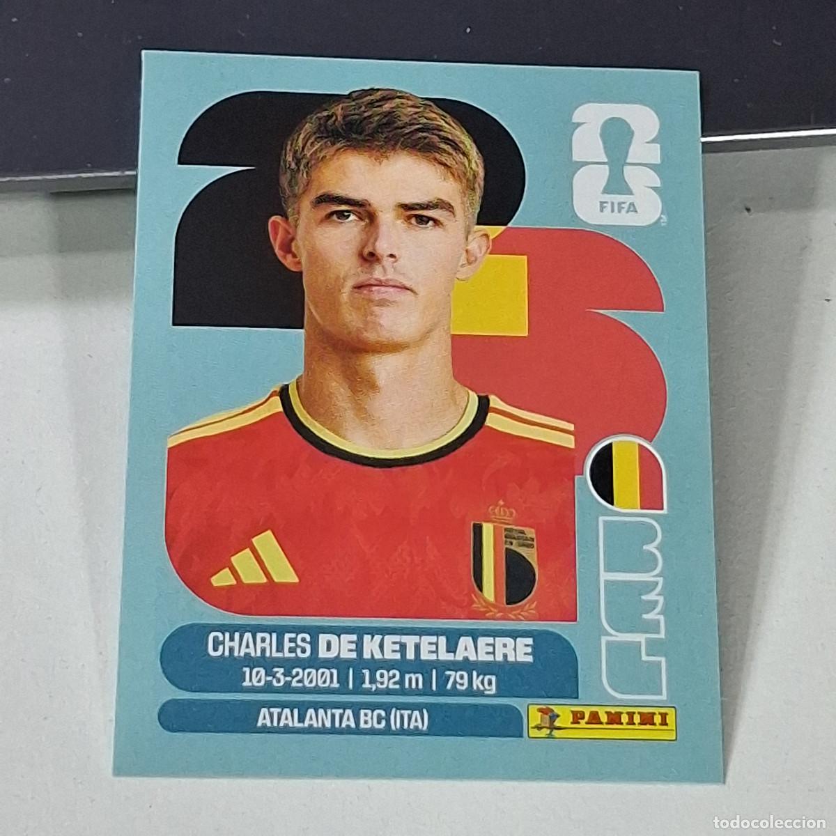Cromos de f&uacute;tbol: B46 BEL17 CHARLES DE KETELAERE 17 B&Eacute;LGICA BELGIUM BEL MUNDIAL FIFA WORLD CUP 2026 STICKER PANINI