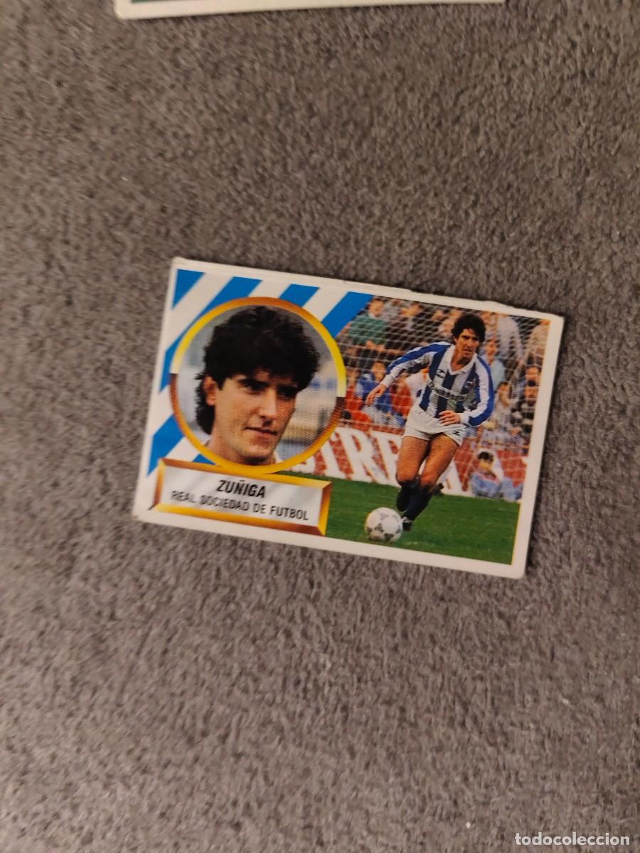 Cromos de f&uacute;tbol: EDICIONES ESTE 88 89 7 Z&Uacute;&Ntilde;IGA REAL SOCIEDAD 1988 1989 LIGA NUNCA PEGADO AAR