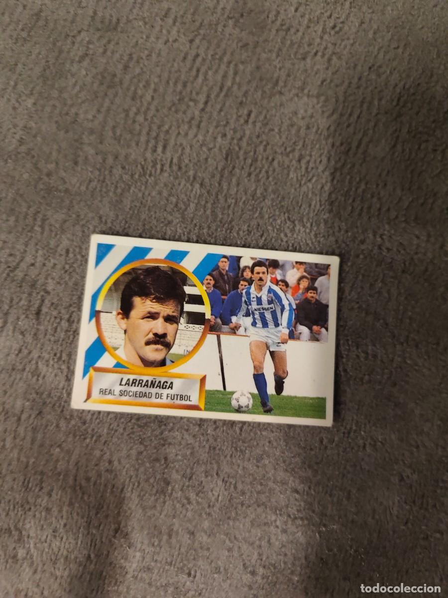 Cromos de f&uacute;tbol: EDICIONES ESTE 88 89 8 LARRA&Ntilde;AGA REAL SOCIEDAD 1988 1989 LIGA NUNCA PEGADO AAR