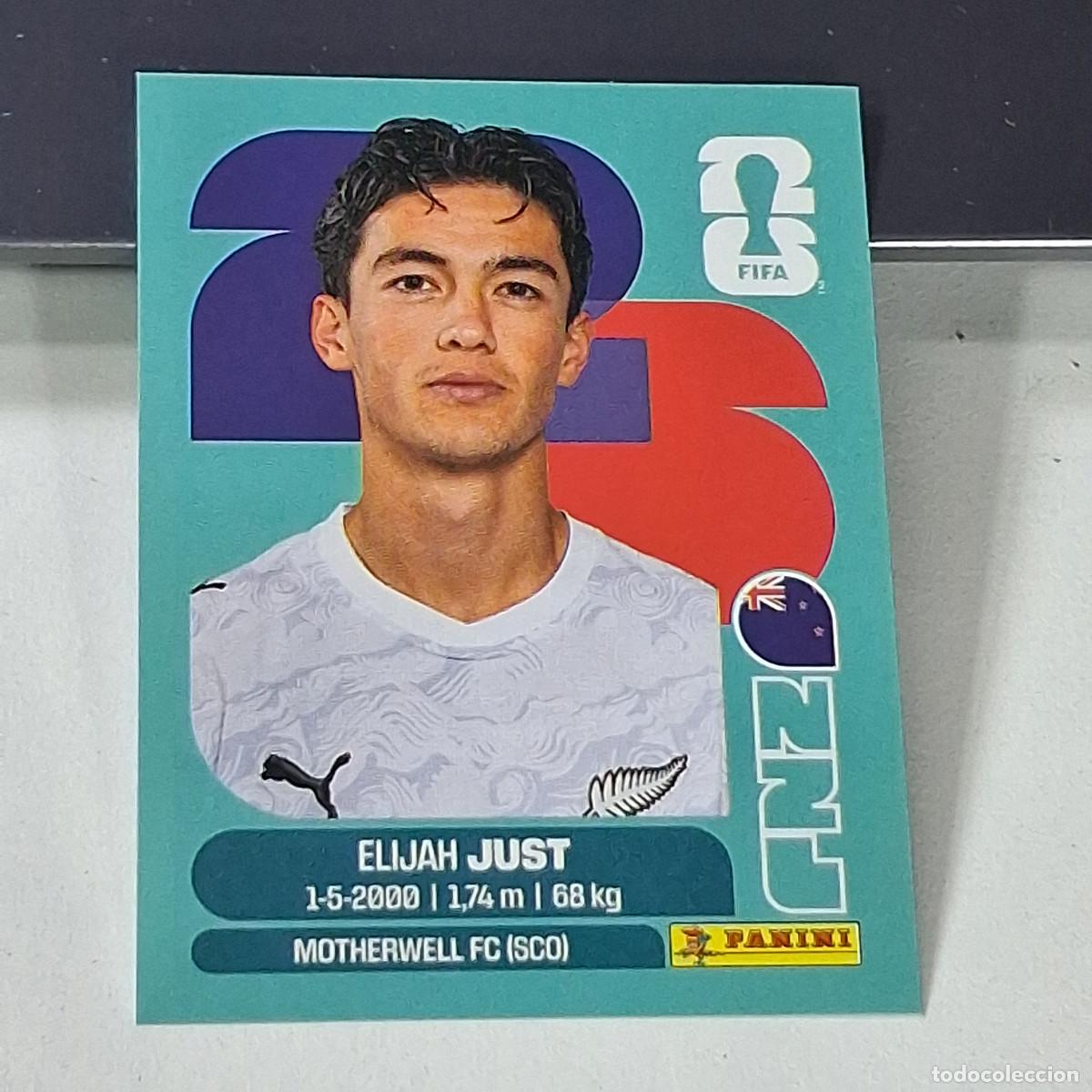 Cromos de f&uacute;tbol: B46 NZL18 ELIJAH JUST 18 NUEVA ZELANDA NZL NEW ZEALAND MUNDIAL FIFA WORLD CUP 2026 STICKER PANINI