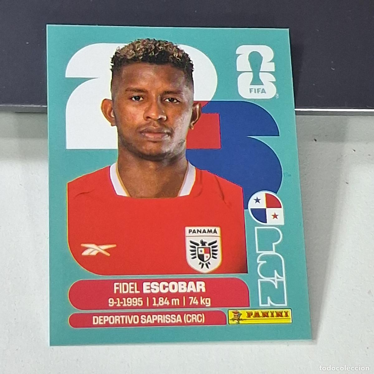 Cromos de f&uacute;tbol: B46 PAN4 FIDEL ESCOBAR 4 PANAM&Aacute; PAN MUNDIAL FIFA WORLD CUP 2026 STICKER PANINI