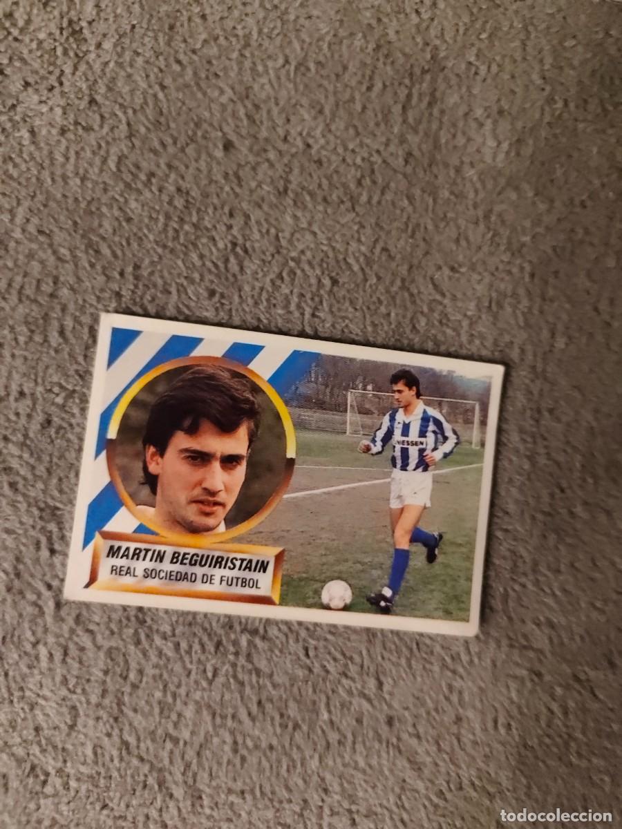 Cromos de f&uacute;tbol: EDICIONES ESTE 88 89 11 B MARTIN BEGUIRISTAIN REAL SOCIEDAD 1988 1989 LIGA NUNCA PEGADO AAR