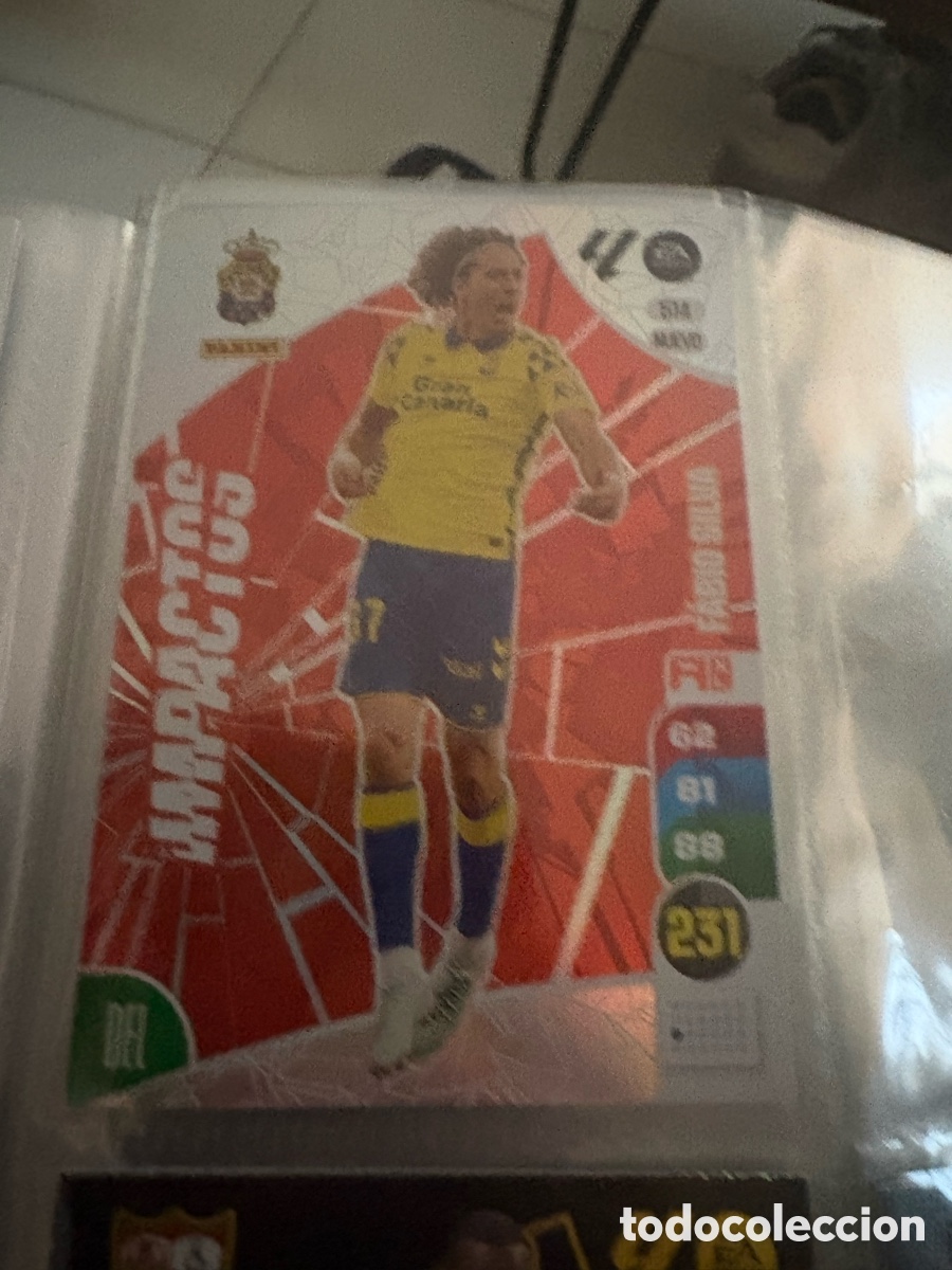 Cromos de f&uacute;tbol: 514 FABIO SILVA NUEVO IMPACTOS DE LAS PALMAS PANINI LIGA ADRENALYN XL 2024 2025 24 25