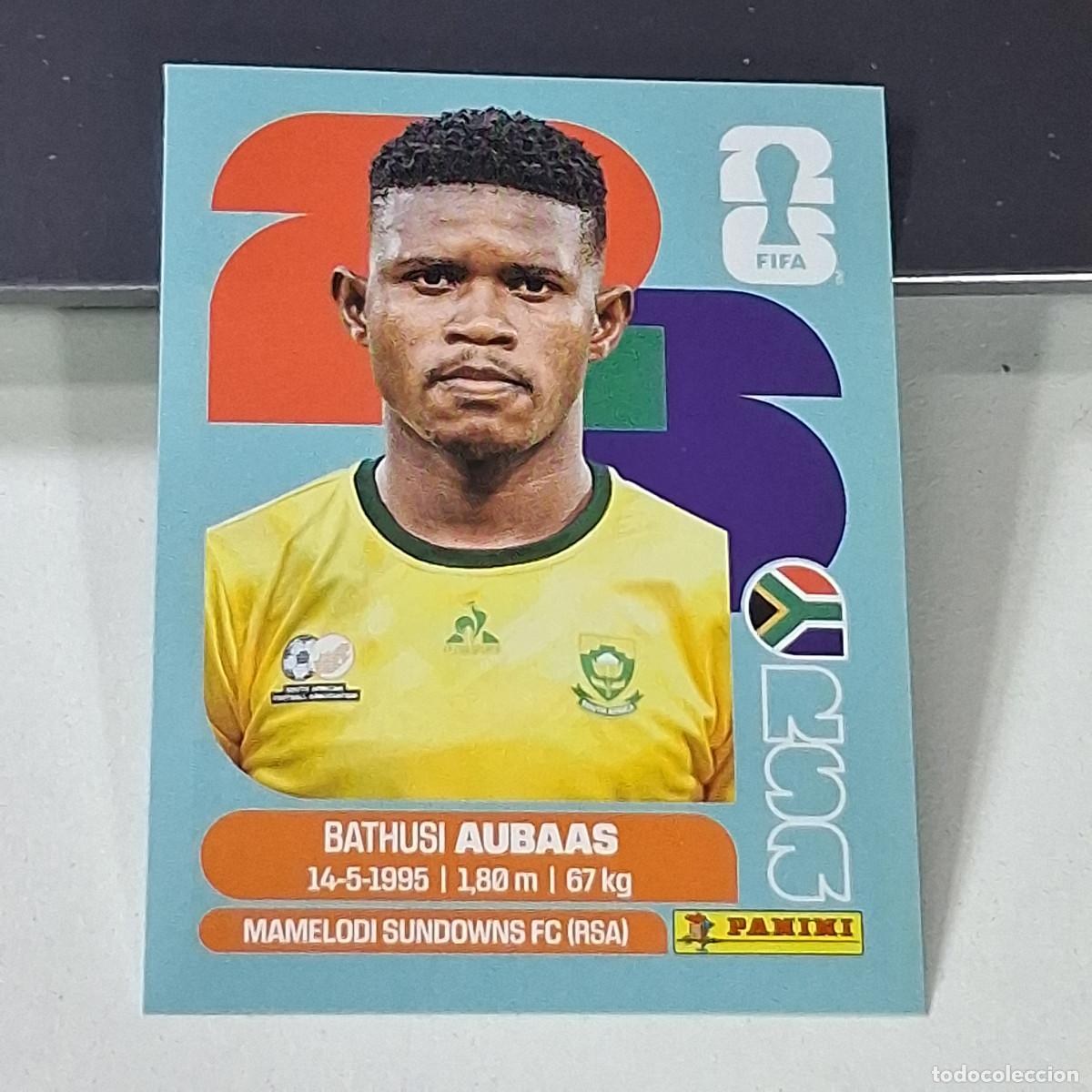 Fu&szlig;ball-Sticker: B46 RSA14 BATHUSI AUBAAS 14 SUD&Aacute;FRICA RSA SOUTH AFRIKA MUNDIAL FIFA WORLD CUP 2026 STICKER PANINI