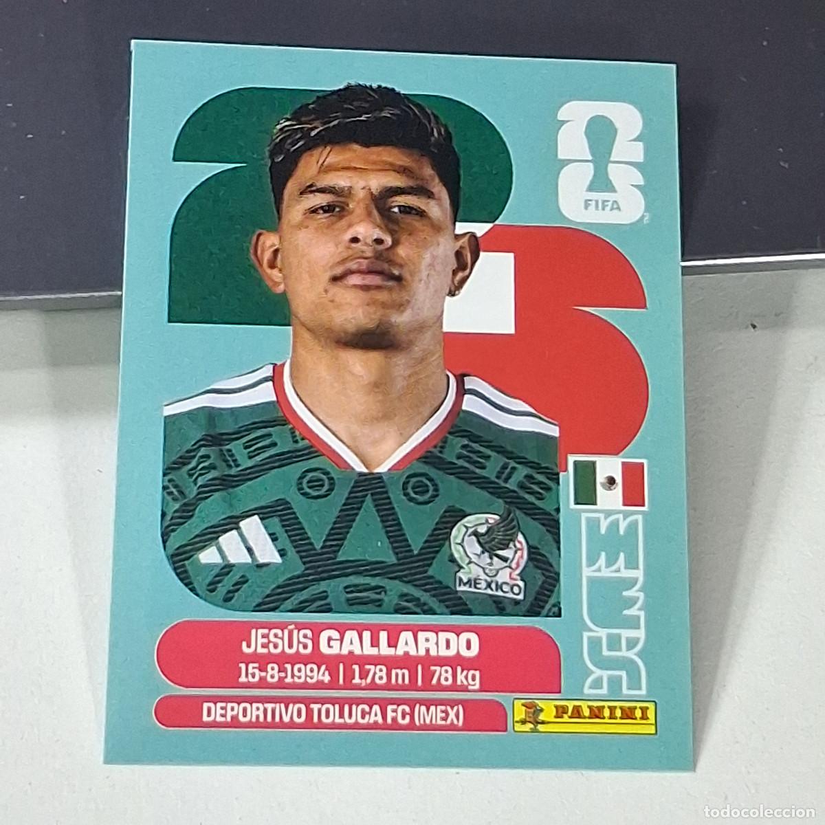 Fu&szlig;ball-Sticker: B46 MEX6 JES&Uacute;S GALLARDO 6 MEX M&Eacute;XICO MUNDIAL FIFA WORLD CUP 2026 STICKER PANINI