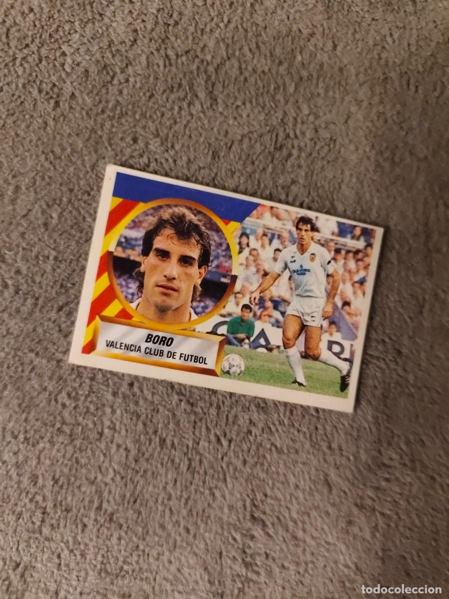 Fu&szlig;ball-Sticker: EDICIONES ESTE 88 89 4 BORO VALENCIA C.F. 1988 1989 LIGA NUNCA PEGADO AAR