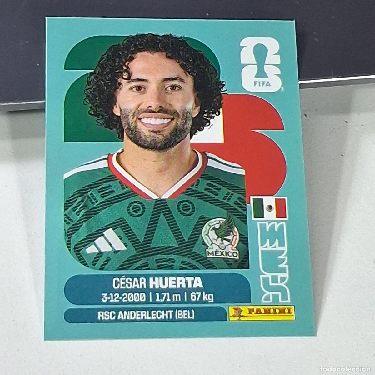 Fu&szlig;ball-Sticker: B46 MEX20 C&Eacute;SAR HUERTA 20 MEXICO MEX MUNDIAL FIFA WORLD CUP 2026 STICKER PANINI