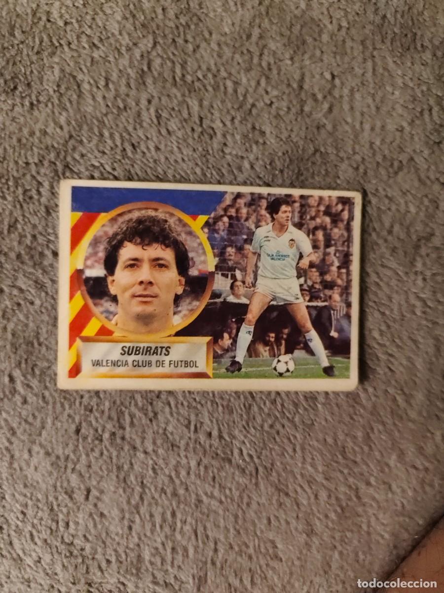 Fu&szlig;ball-Sticker: EDICIONES ESTE 88 89 12 SUBIRATS VALENCIA C.F. 1988 1989 LIGA NUNCA PEGADO AAR