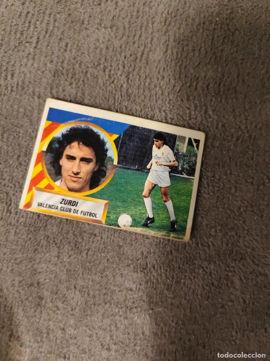 Fu&szlig;ball-Sticker: EDICIONES ESTE 88 89 15 ZURDI VALENCIA C.F. 1988 1989 LIGA NUNCA PEGADO AAR