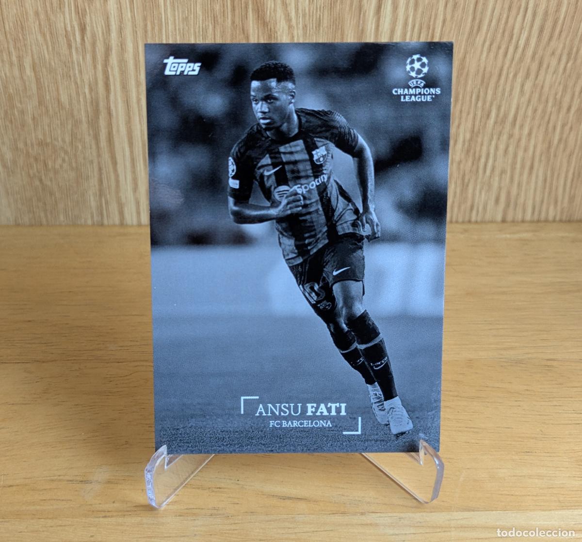 Fu&szlig;ball-Sticker: TOPPS SIMPLICIDAD UCC 2022-2023 - ANSU FATI - FC BARCELONA