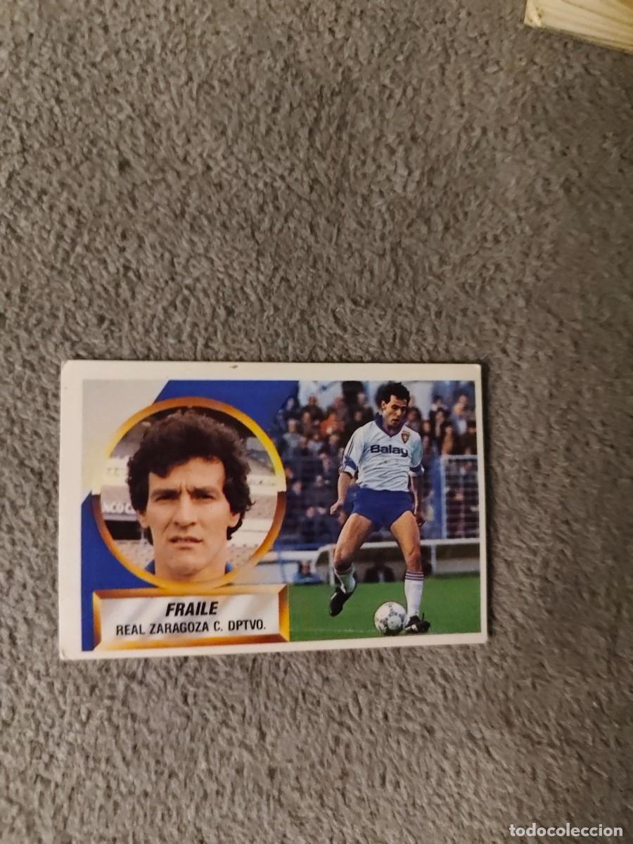 Cromos de f&uacute;tbol: EDICIONES ESTE 88 89 3 FRAILE REAL ZARAGOZA 1988 1989 LIGA NUNCA PEGADO AAR