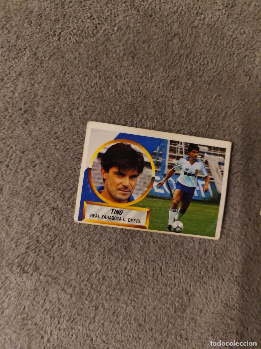 Figurine di Calcio: EDICIONES ESTE 88 89 5 TINO REAL ZARAGOZA 1988 1989 LIGA NUNCA PEGADO AAR