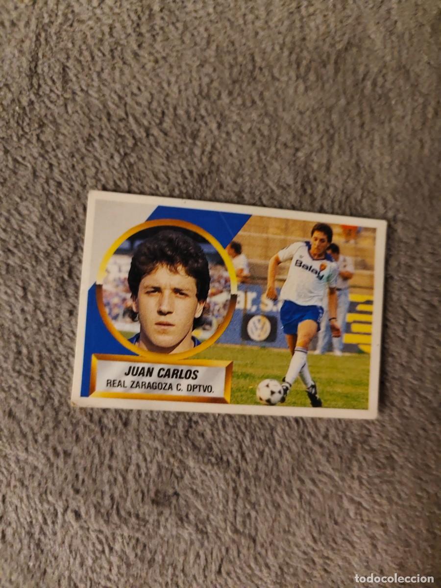 Cromos de f&uacute;tbol: EDICIONES ESTE 88 89 8 JUAN CARLOS REAL ZARAGOZA 1988 1989 LIGA NUNCA PEGADO AAR