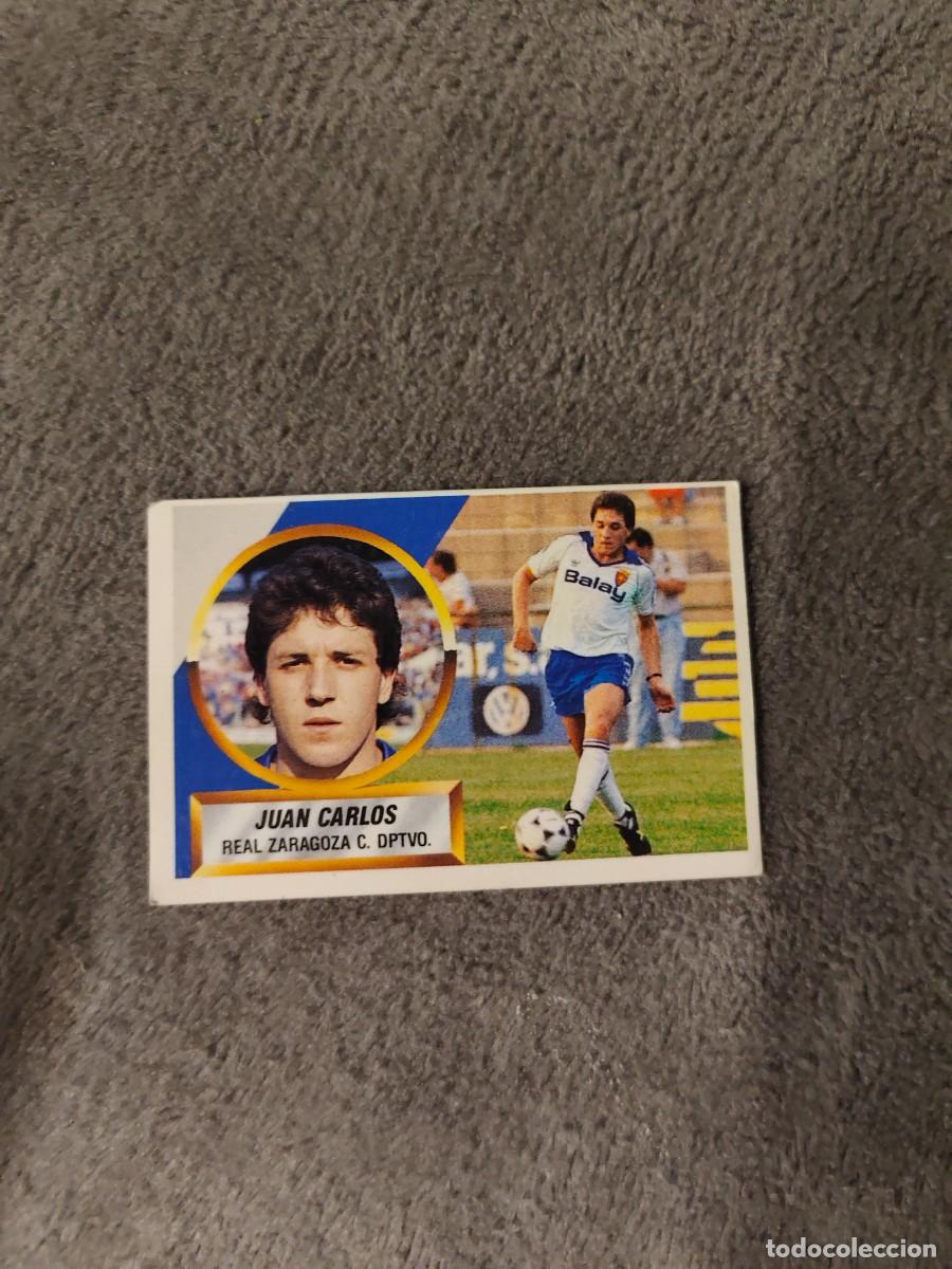 Cromos de f&uacute;tbol: EDICIONES ESTE 88 89 8 JUAN CARLOS REAL ZARAGOZA 1988 1989 LIGA NUNCA PEGADO AAR