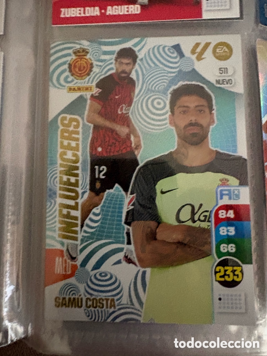 Cromos de f&uacute;tbol: Samu Costa Mallorca INFLUENCERS Adrenalyn 24-25 # 511