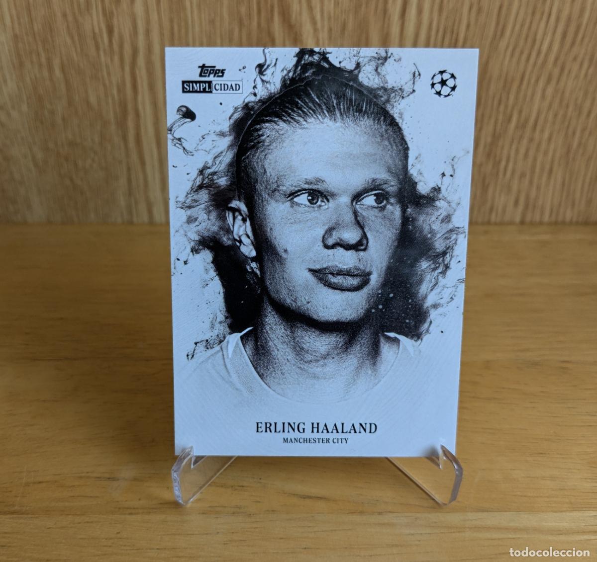 Cromos de f&uacute;tbol: TOPPS SIMPLICIDAD UCC 2025-2026 - ERLING HAALAND - MANCHESTER CITY - RETRATO