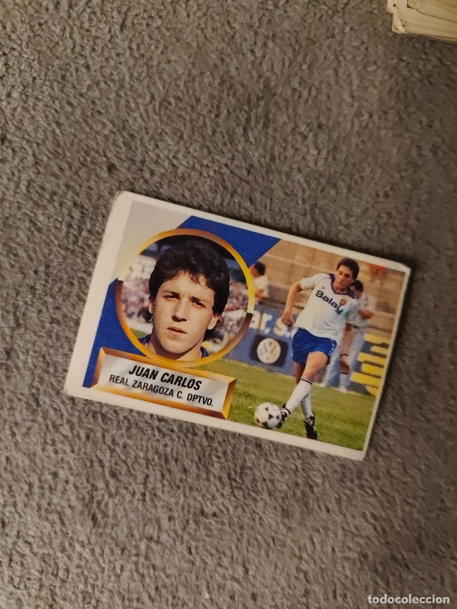 Football Stickers: EDICIONES ESTE 88 89 8 JUAN CARLOS REAL ZARAGOZA 1988 1989 LIGA NUNCA PEGADO AAR