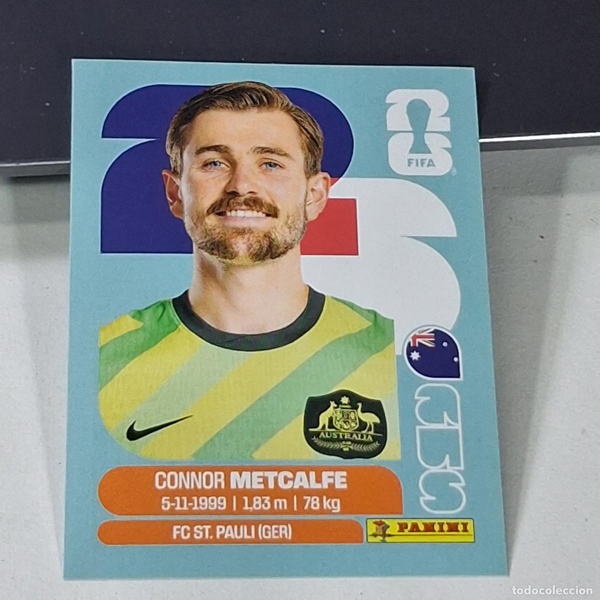 Football Stickers: B46 AUS15 CONNOR METCALFE 15 AUSTRALIA AUS MUNDIAL FIFA WORLD CUP 2026 STICKER PANINI