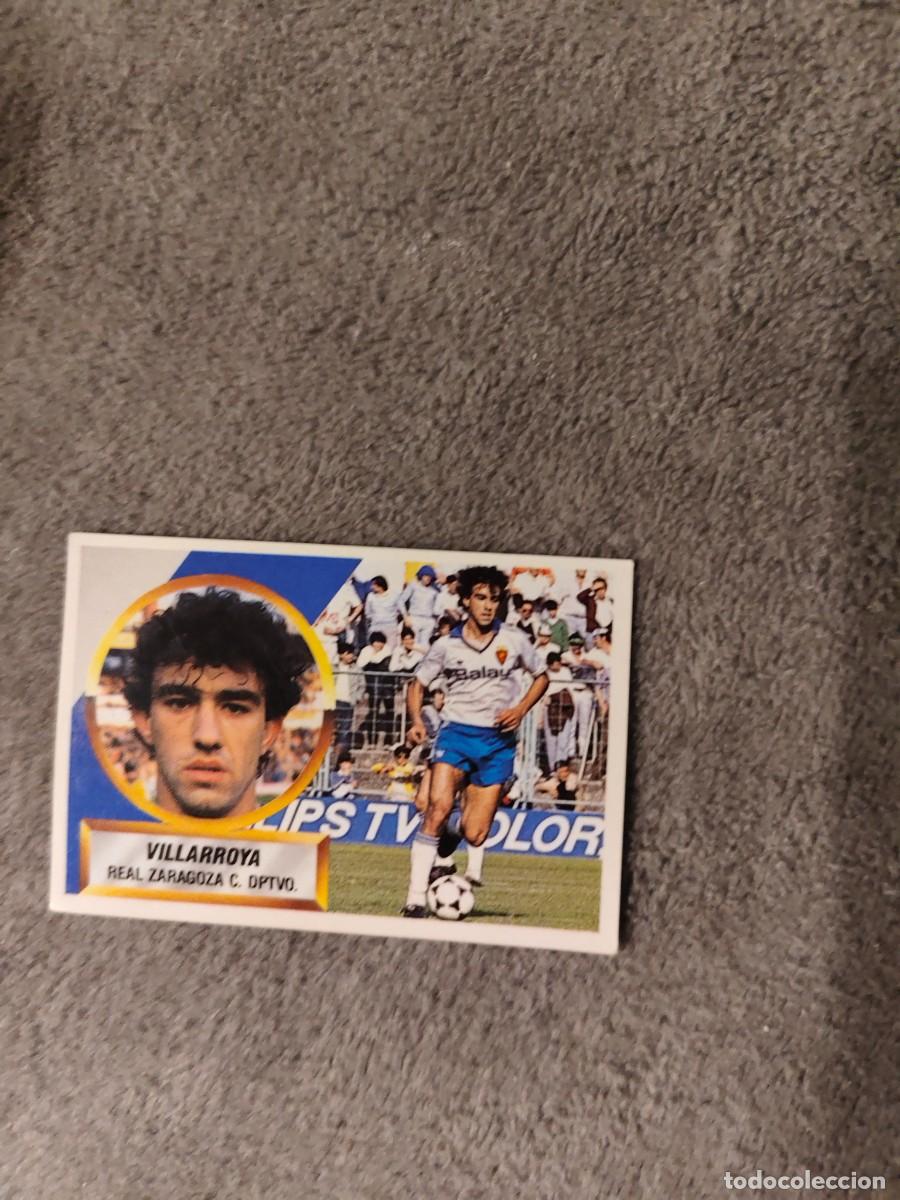 Football Stickers: EDICIONES ESTE 88 89 11 VILLAROYA REAL ZARAGOZA 1988 1989 LIGA NUNCA PEGADO AAR