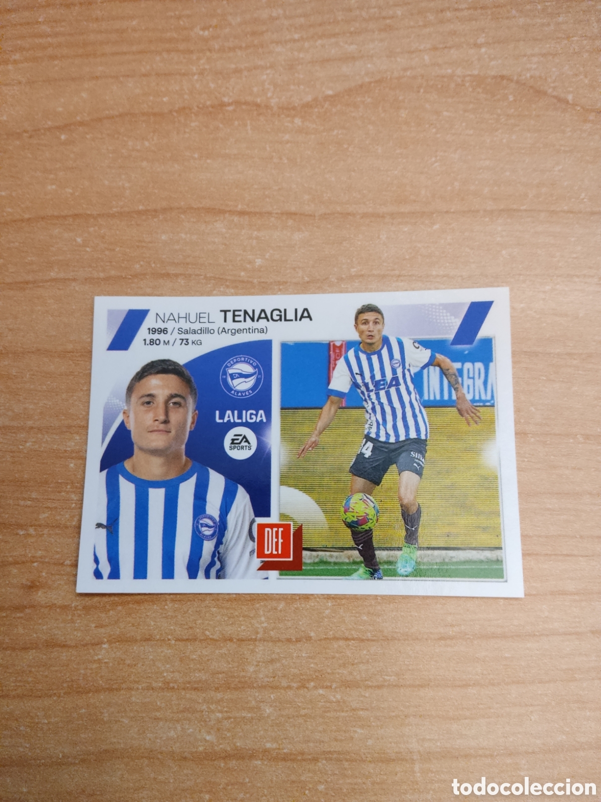 Fu&szlig;ball-Sticker: 5 TENAGLIA ALAVES LIGA ESTE 2023 2024