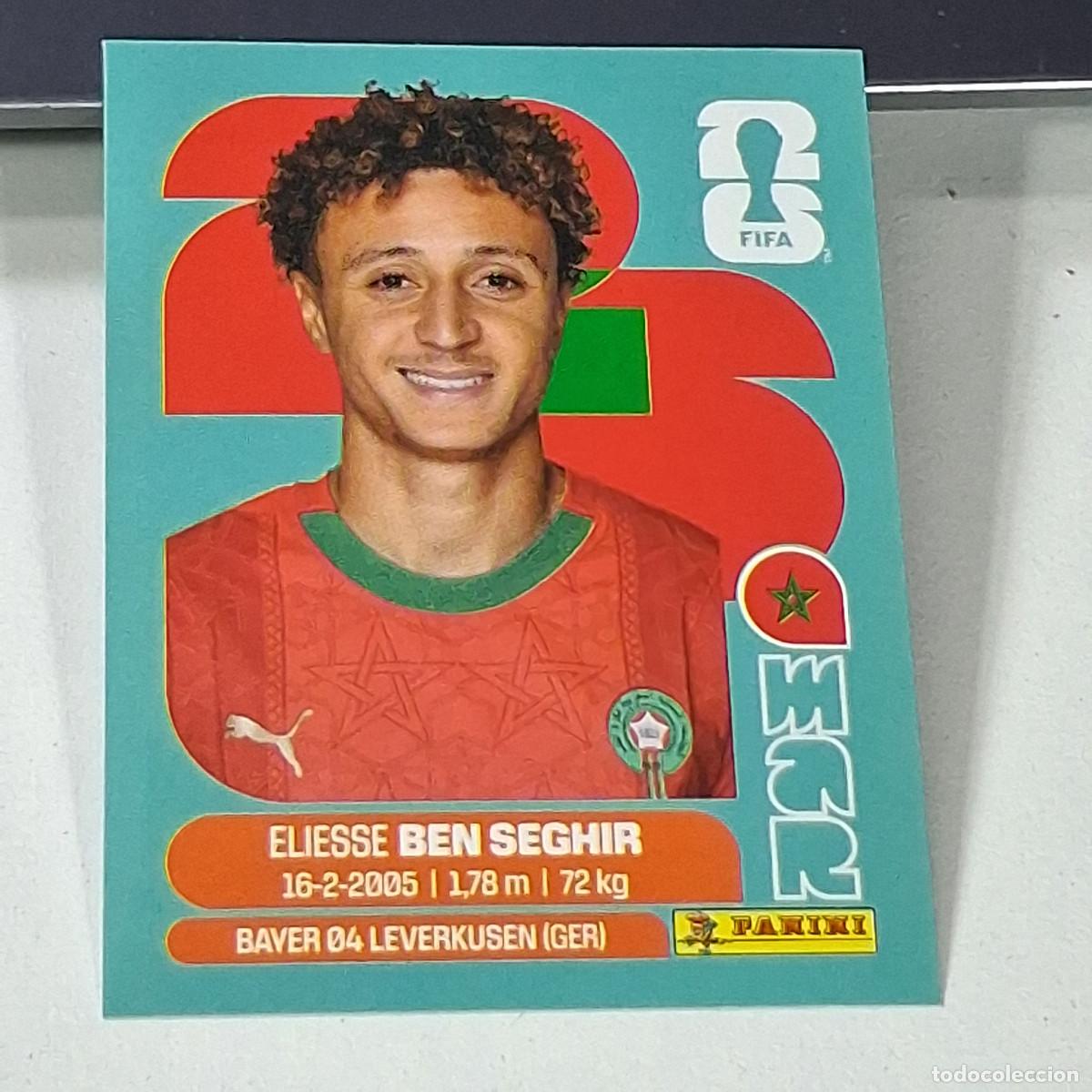 Fu&szlig;ball-Sticker: B46 MAR12 ELIESSE BEN SEGHIR 12 MARRUECOS MOROCCO MAR MUNDIAL FIFA WORLD CUP 2026 STICKER PANINI