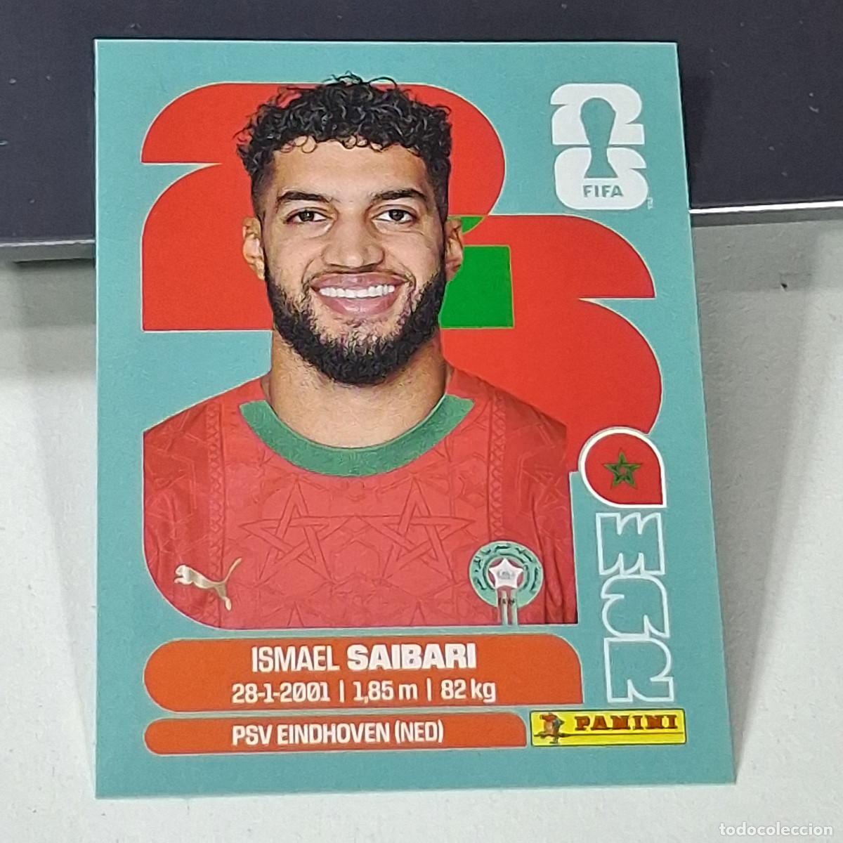 Fu&szlig;ball-Sticker: B46 MAR15 ISMAEL SAIBARI 15 MARRUECOS MOROCCO MAR MUNDIAL FIFA WORLD CUP 2026 STICKER PANINI