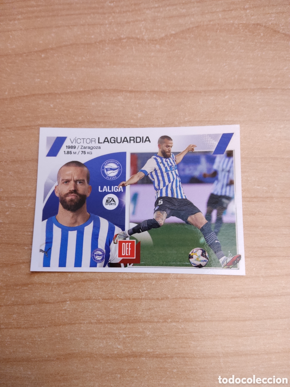 Fu&szlig;ball-Sticker: 6 LAGUARDIA ALAVES LIGA ESTE 2023 2024