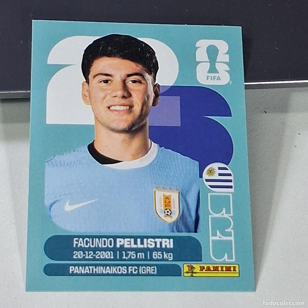 Figurine di Calcio: B46 URU20 FACUNDO PELLISTRI 20 URUGUAY URU MUNDIAL FIFA WORLD CUP 2026 STICKER PANINI
