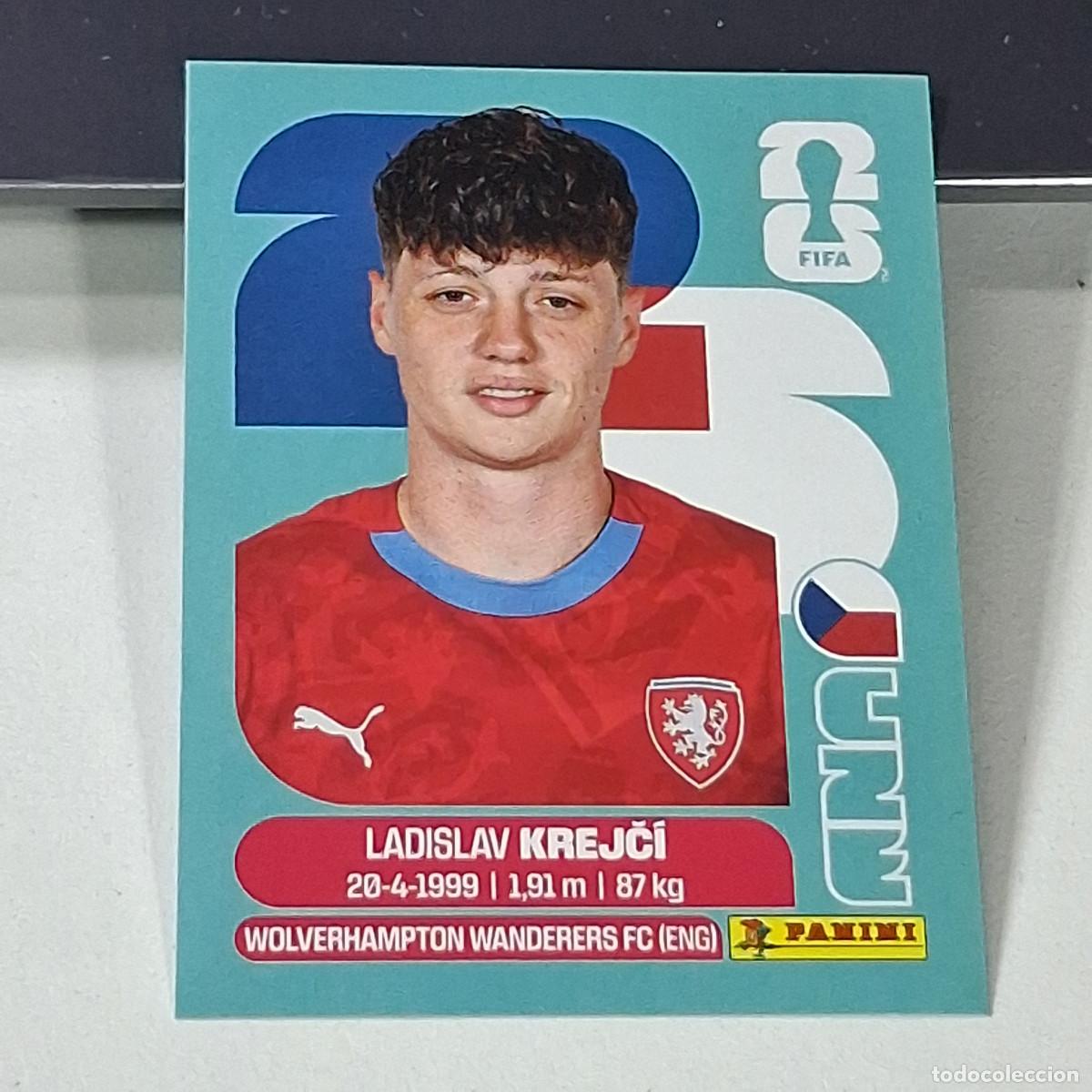 Cromos de f&uacute;tbol: B46 CZE CZE4 LADISLAV KREJČ&Iacute; 4 REPUBLICA CHECA MUNDIAL FIFA WORLD CUP 2026 STICKER PANINI