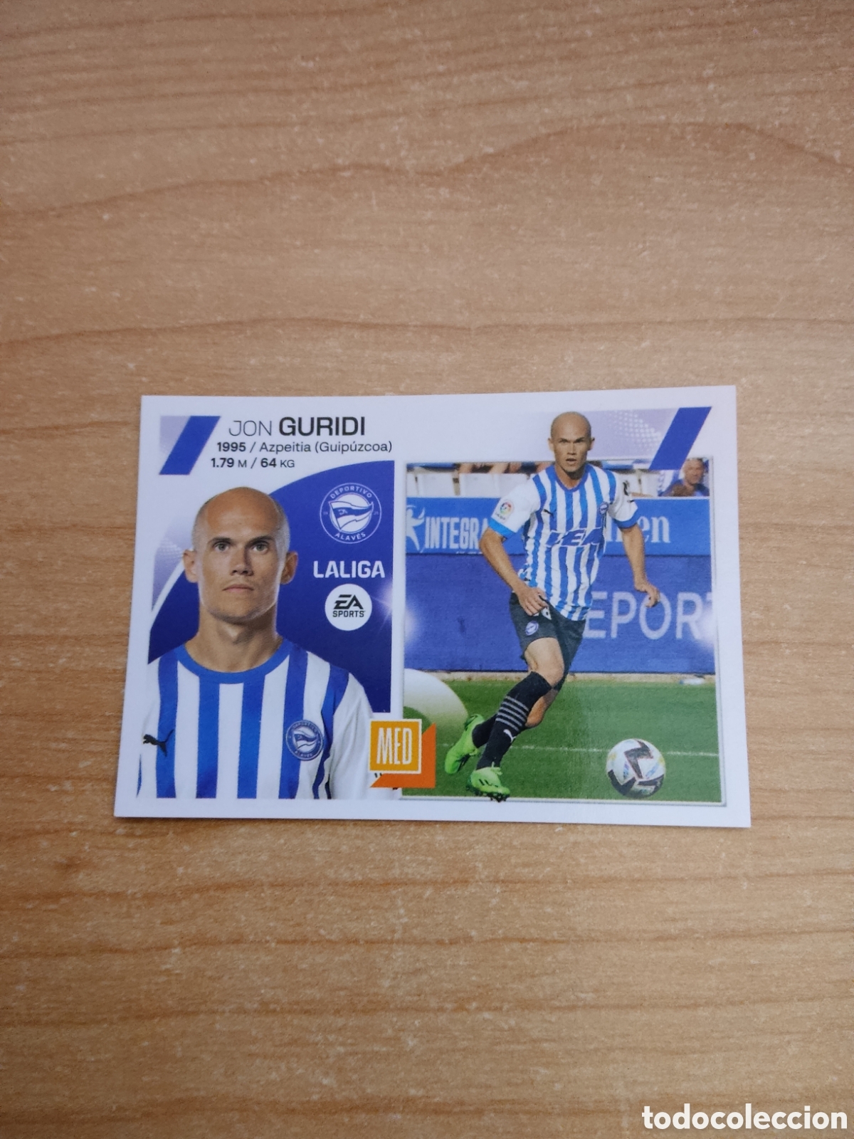 Cromos de f&uacute;tbol: 14 JON GURIDI ALAVES LIGA ESTE 2023 2024